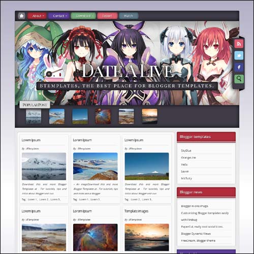 blogger tema