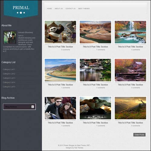 blogger tema