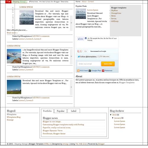 blogger tema