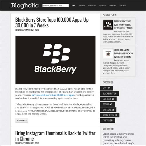 blogger tema