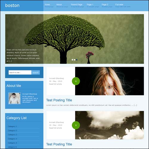 blogger tema