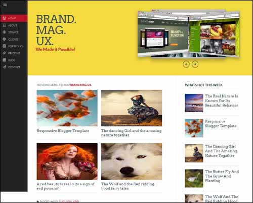 blogger tema