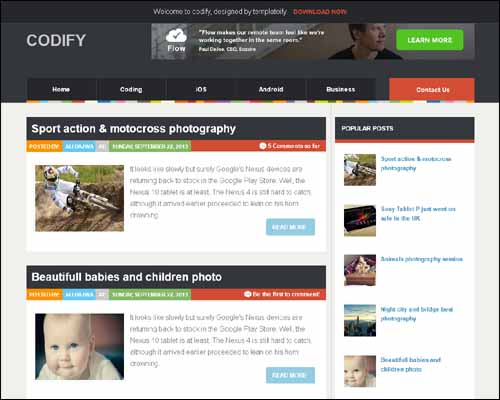 blogger tema