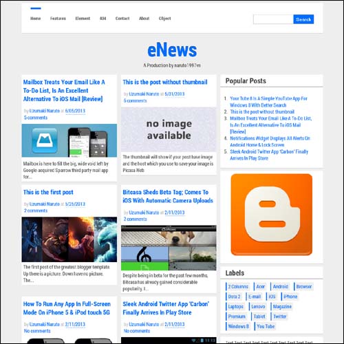 blogger tema