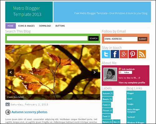 blogger tema