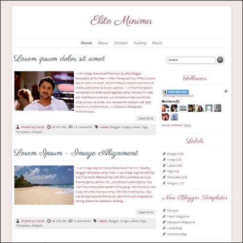 blogger tema