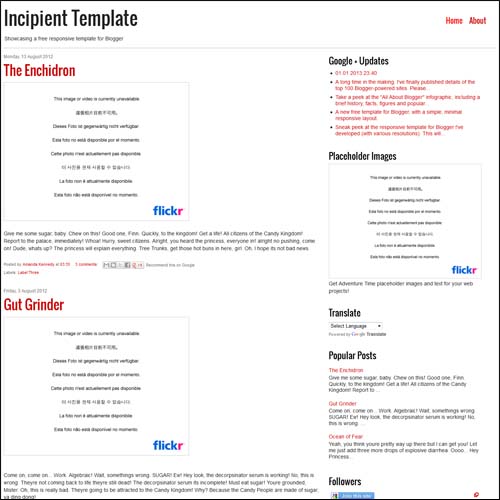 blogger tema