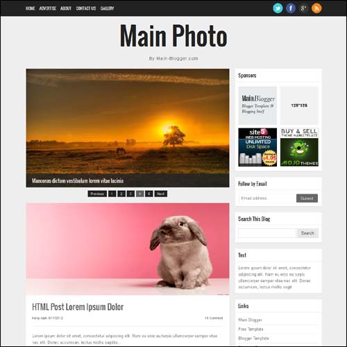 blogger tema