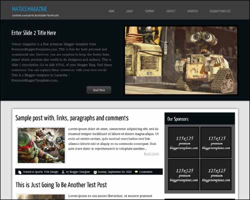 blogger tema