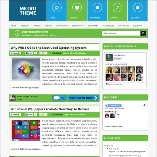 blogger tema