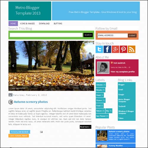 blogger tema