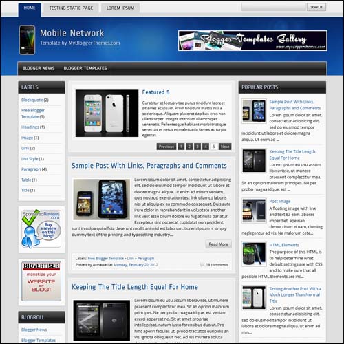 blogger tema