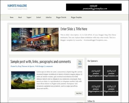 blogger tema