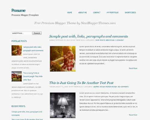 blogger tema