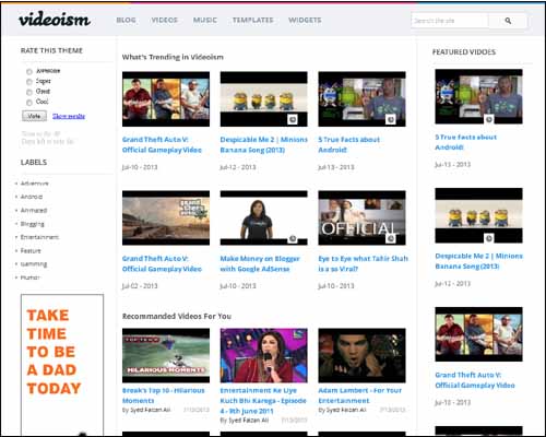 blogger tema