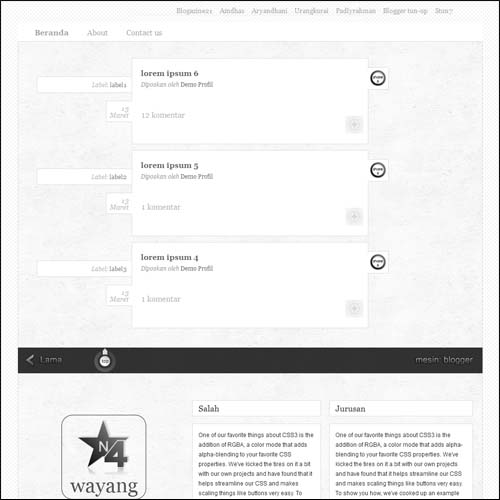 blogger tema